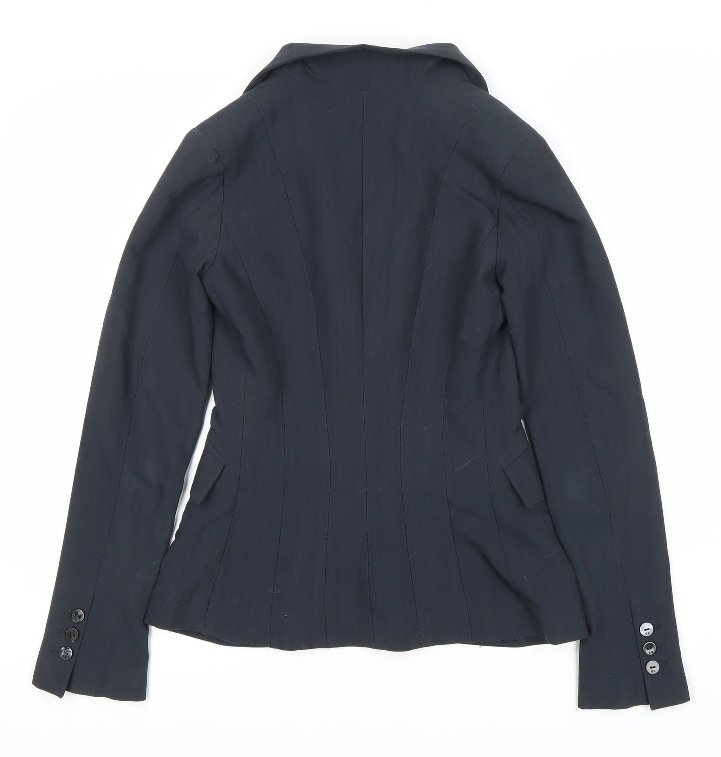 Betty Blue Women's Black Blazer, Size 12, Notch Lapel