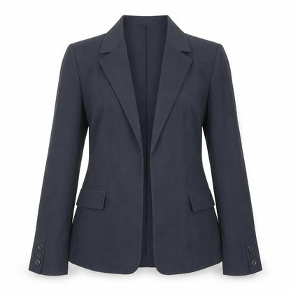 Betty Blue Women's Black Blazer, Size 12, Notch Lapel