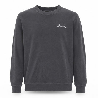 Mens UK Size M New Look Grey Pullover Sweatshirt