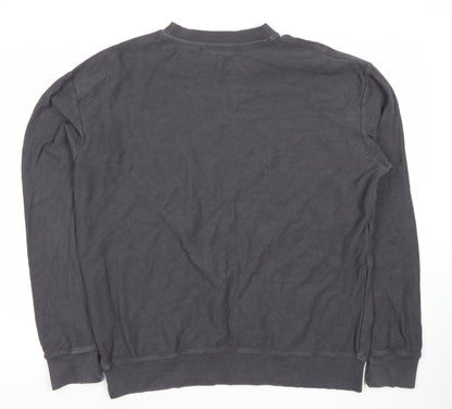 Mens UK Size M New Look Grey Pullover Sweatshirt