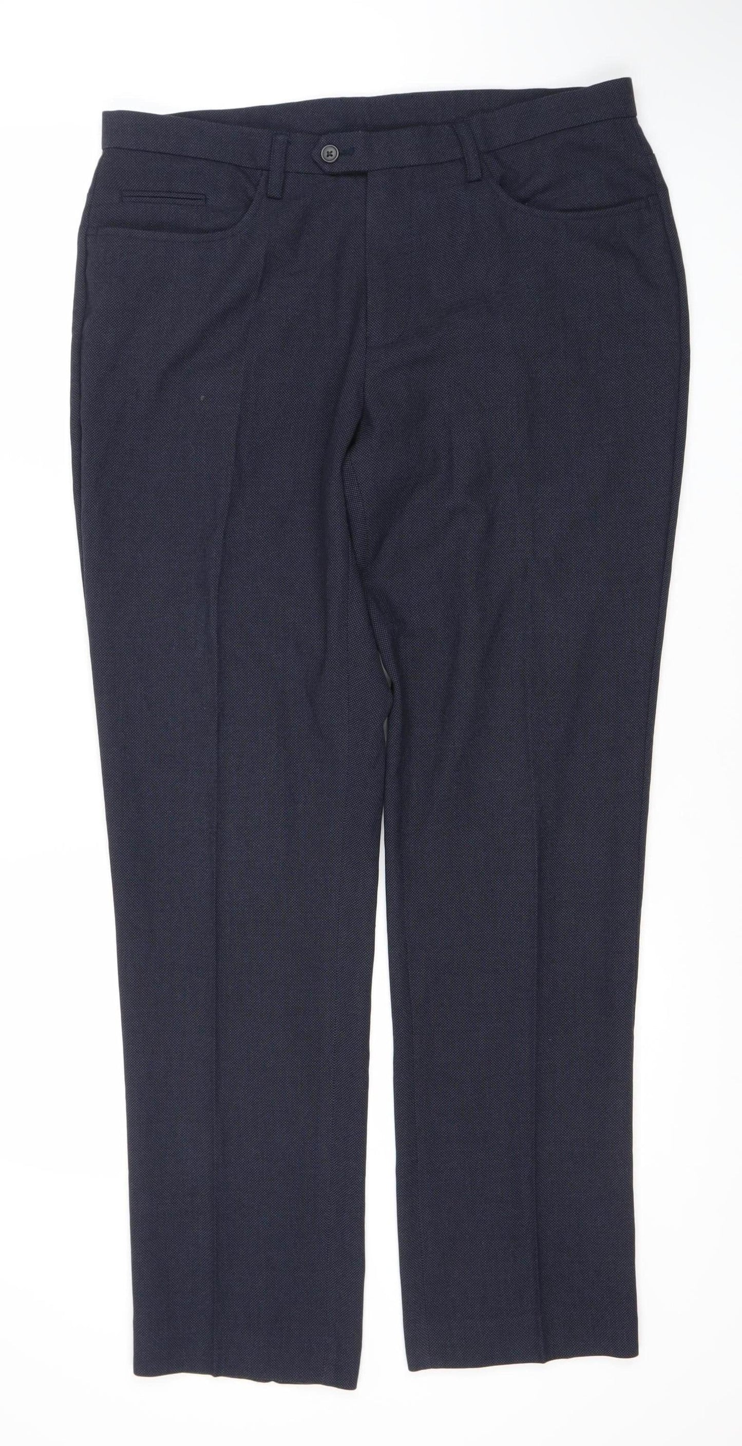 Next Men's Black Dress Pants - 34 Waist, 31 Leg