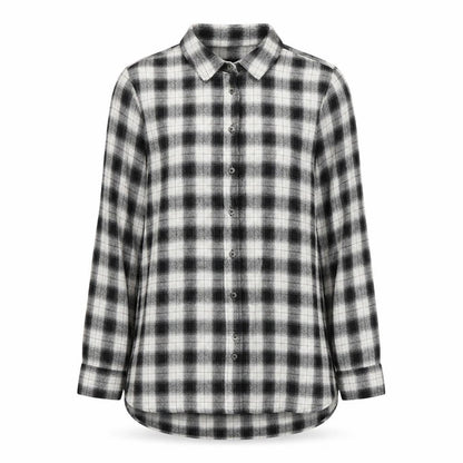 Womens UK Size 10 New Look Black Basic Button-Up