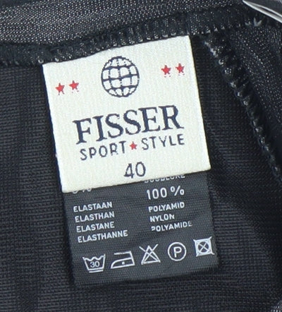 Fisser Women's Grey Straight Trousers Size 12