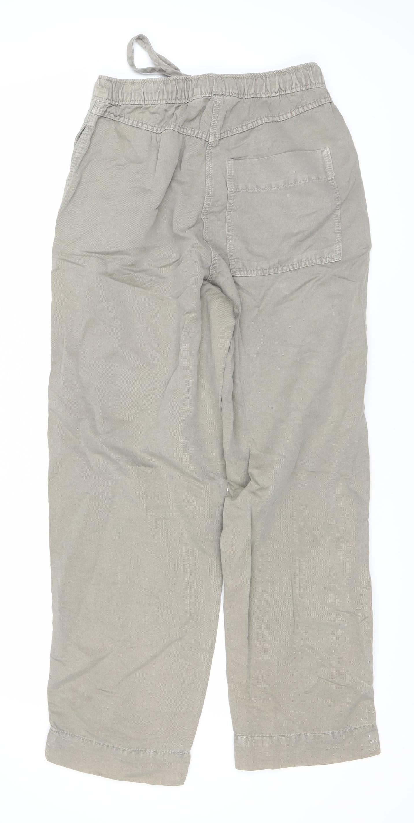 Womens UK Size S Zara   Beige Trousers