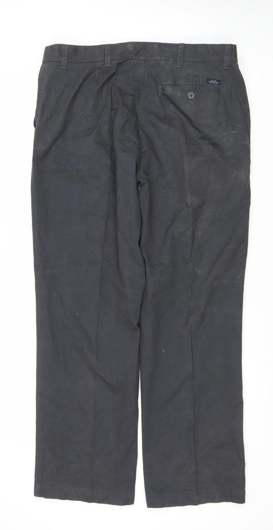 Marks & Spencer Men's Blue Trousers, Size 38