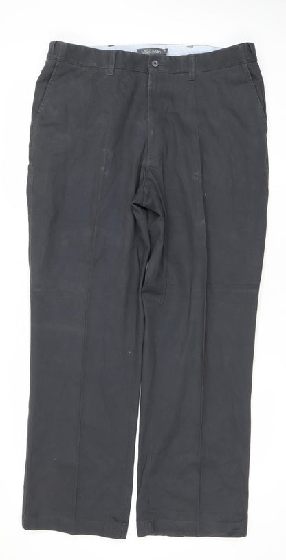 Marks & Spencer Men's Blue Trousers, Size 38