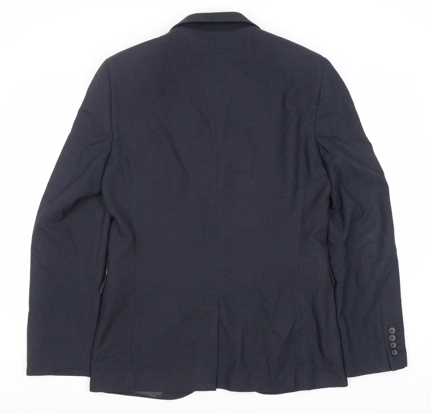 Next Men's Blue Blazer 40 Long Length Formal Classic