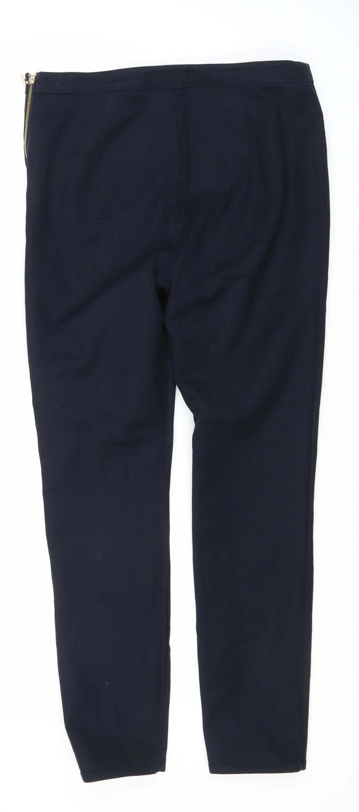 River Island Women's Black Trousers Size 14