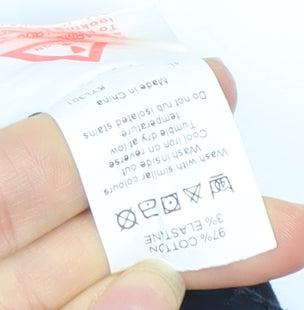 River Island Women's Black Trousers Size 14