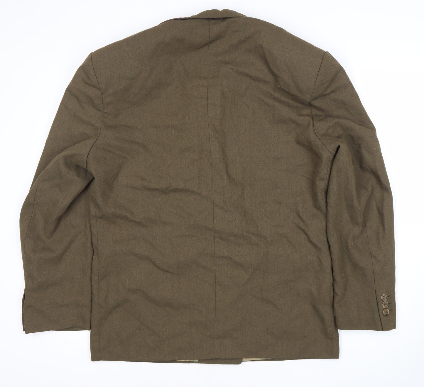 Fascino Men's Brown 36 Double-Breasted Blazer