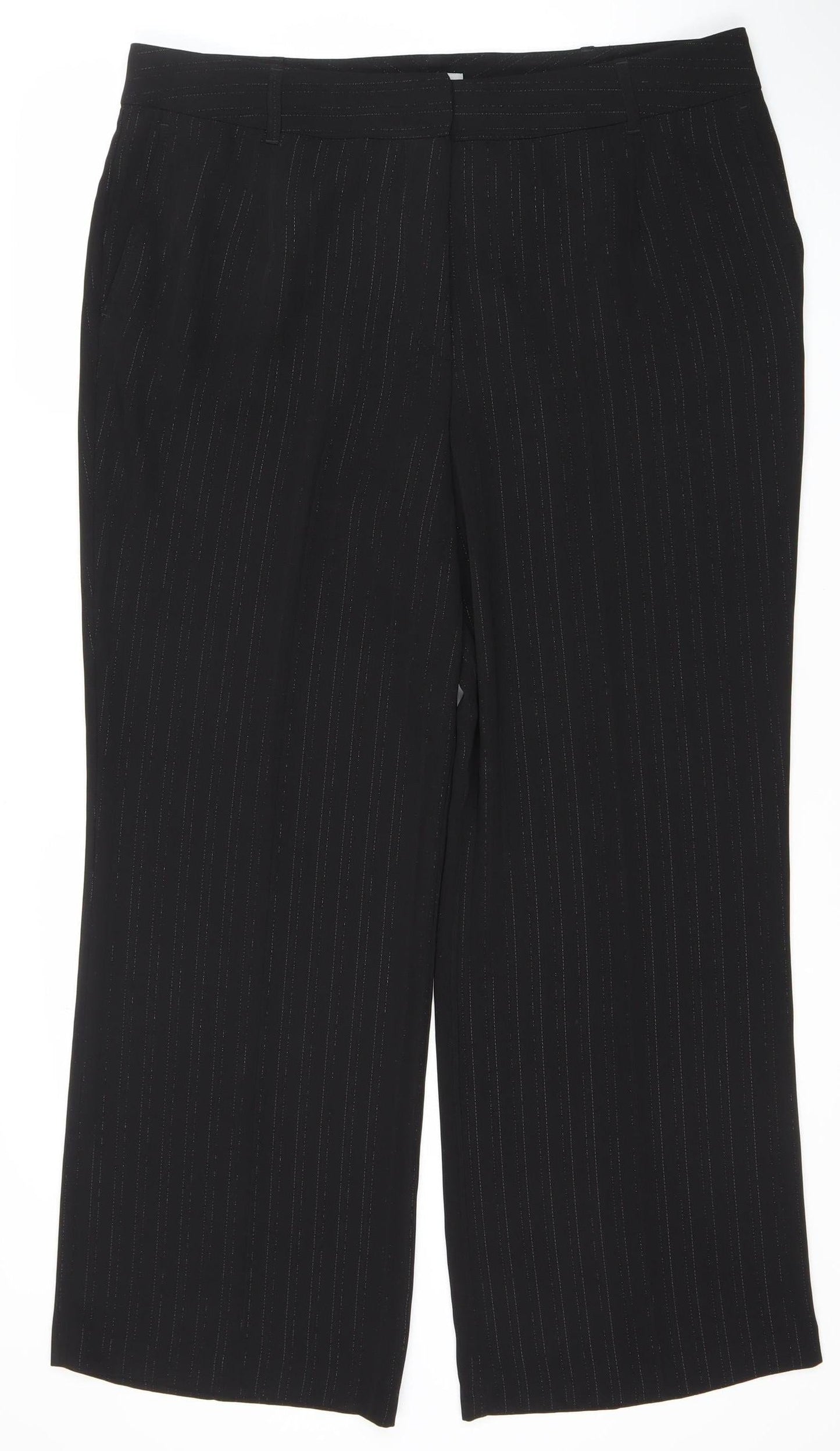 Womens UK Size 20 Marks and Spencer   Black Trousers