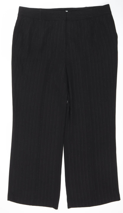 Womens UK Size 20 Marks and Spencer   Black Trousers