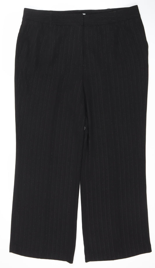 Womens UK Size 20 Marks and Spencer   Black Trousers