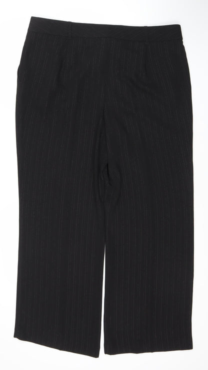 Womens UK Size 20 Marks and Spencer   Black Trousers