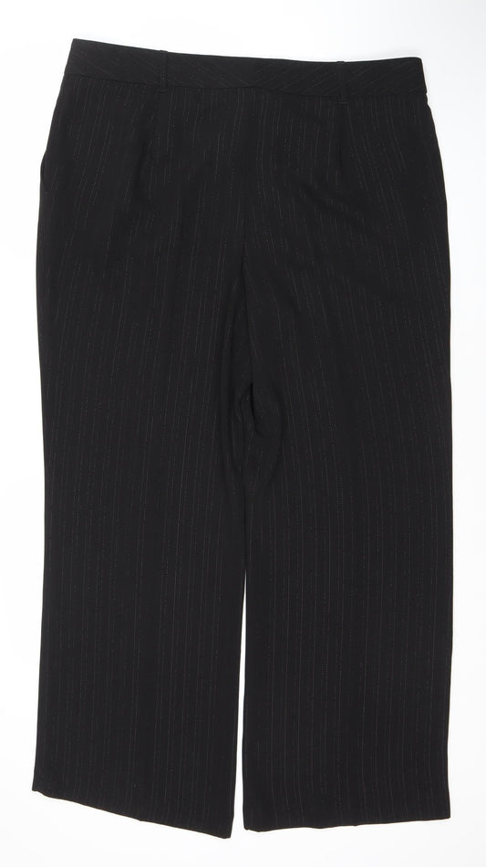 Womens UK Size 20 Marks and Spencer   Black Trousers