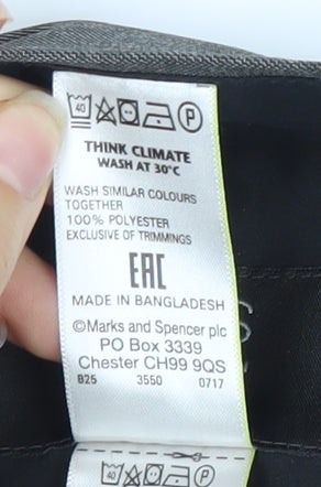 Marks & Spencer Men's Grey Slim Trousers 30W 31L