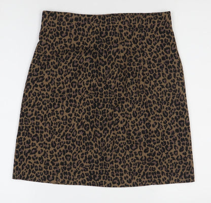 Marks and Spencer Women’s Brown Animal Print Skirt Size 10