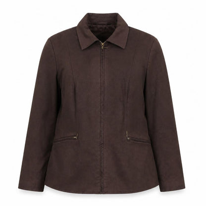 Womens UK Size 12 BHS Brown Basic Jacket