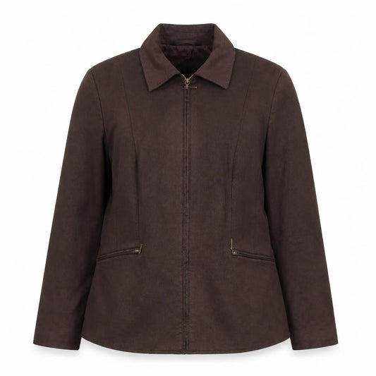 Womens UK Size 12 BHS Brown Basic Jacket