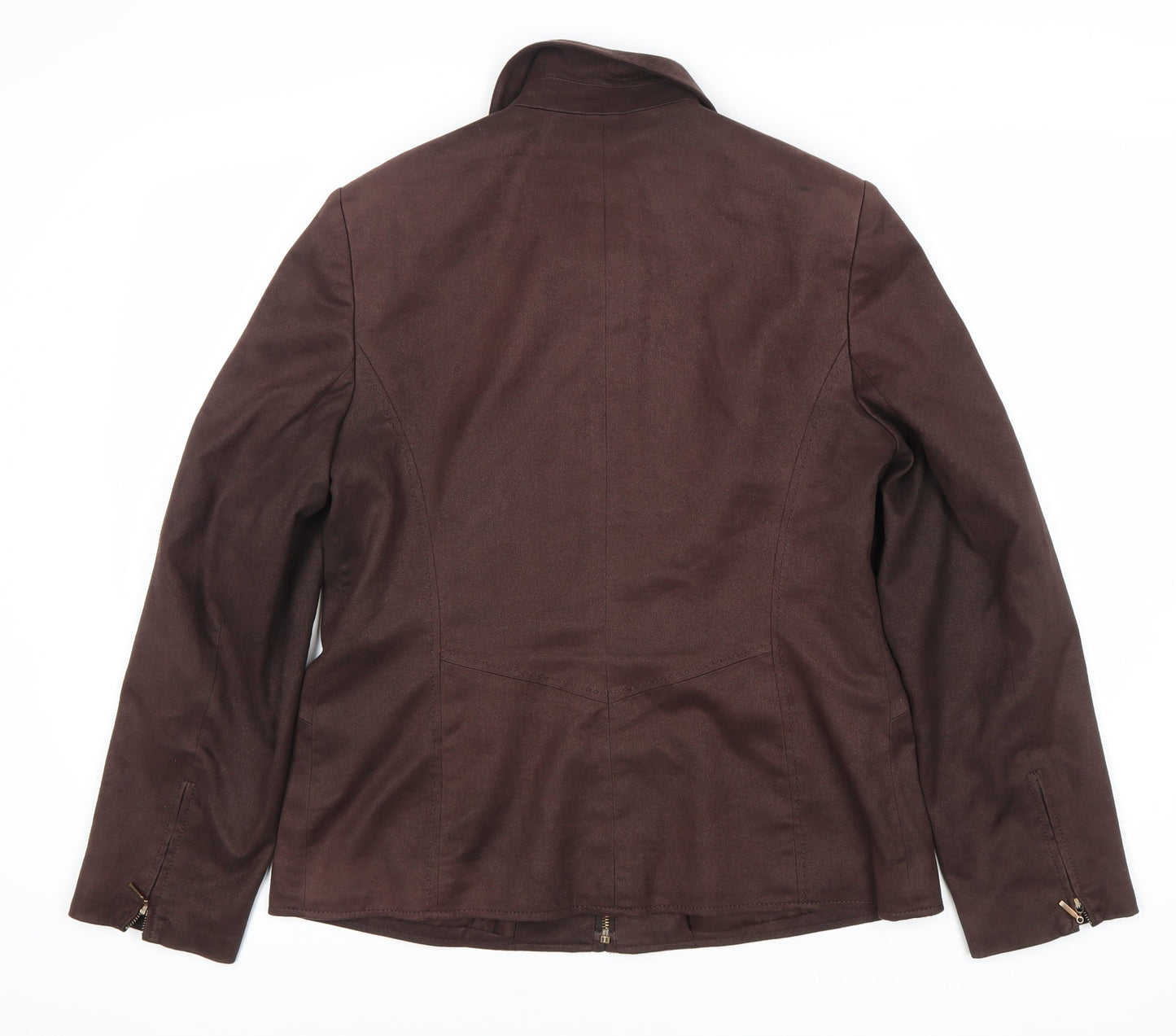 Womens UK Size 12 BHS Brown Basic Jacket