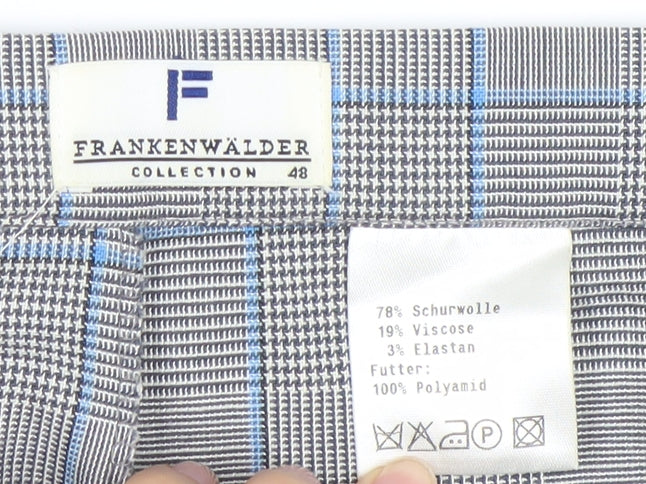 Frankenwälder Women's Grey Check Trousers Size 20