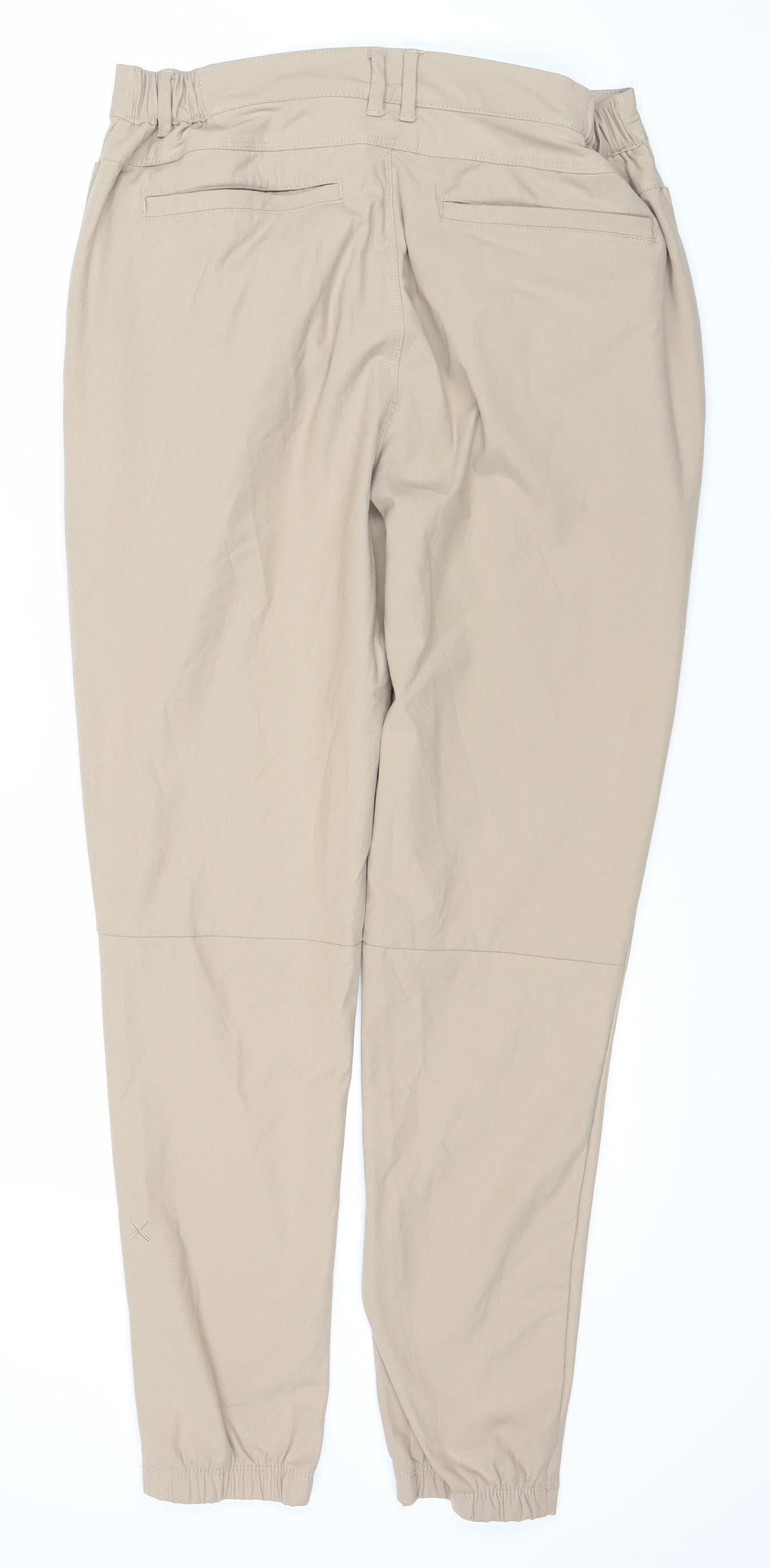 Cuts Unisex Beige Tapered Trousers L Polyester