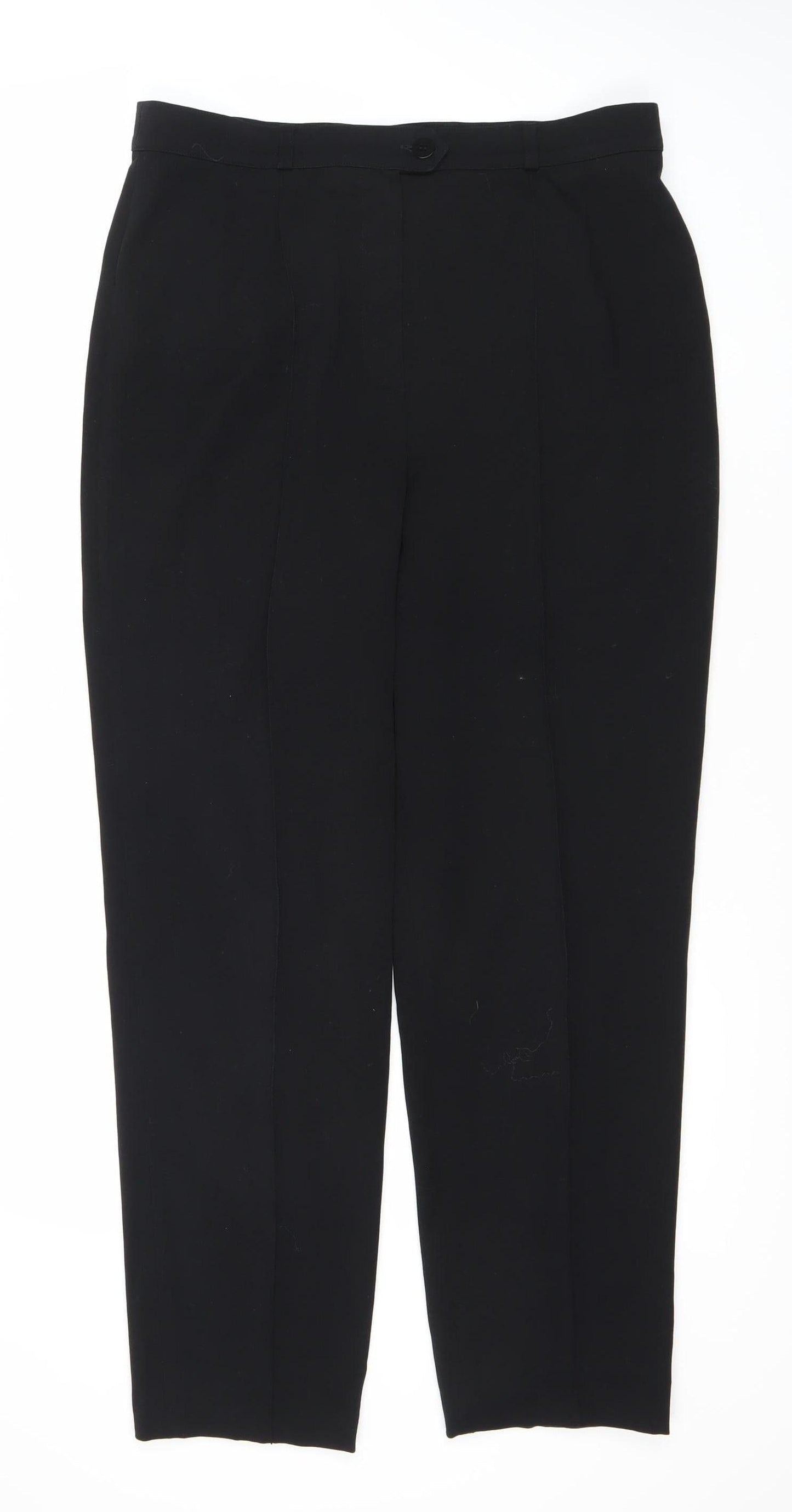 Womens UK Size 16 Gerry Weber Classic Fit Business Casual Black Trousers