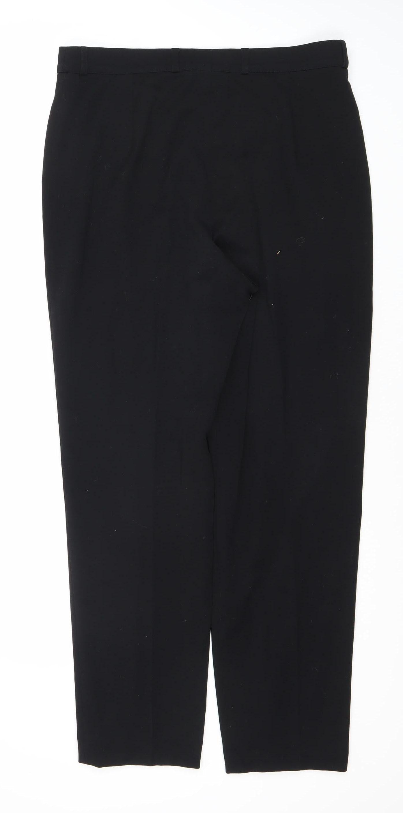 Womens UK Size 16 Gerry Weber Classic Fit Business Casual Black Trousers