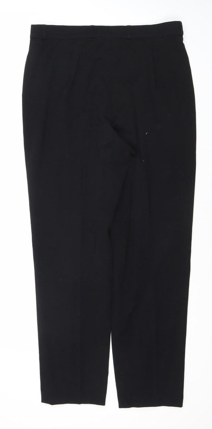 Womens UK Size 16 Gerry Weber Classic Fit Business Casual Black Trousers