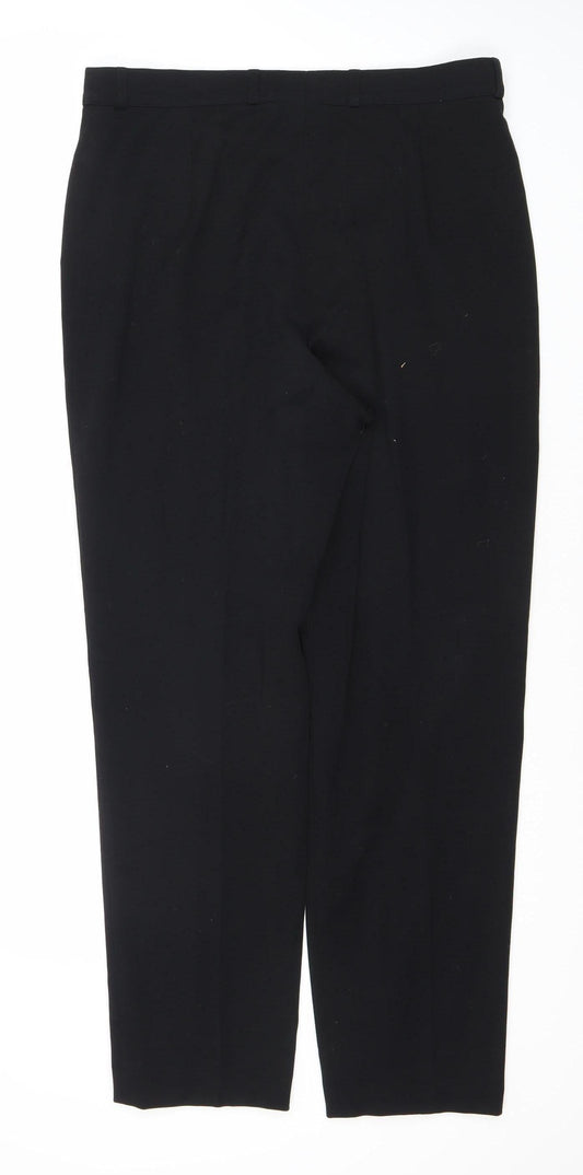 Womens UK Size 16 Gerry Weber Classic Fit Business Casual Black Trousers
