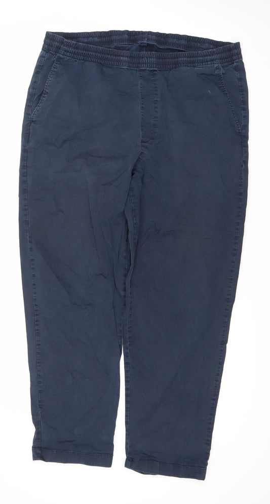 Uniqlo Men's XL Blue Jogger Trousers