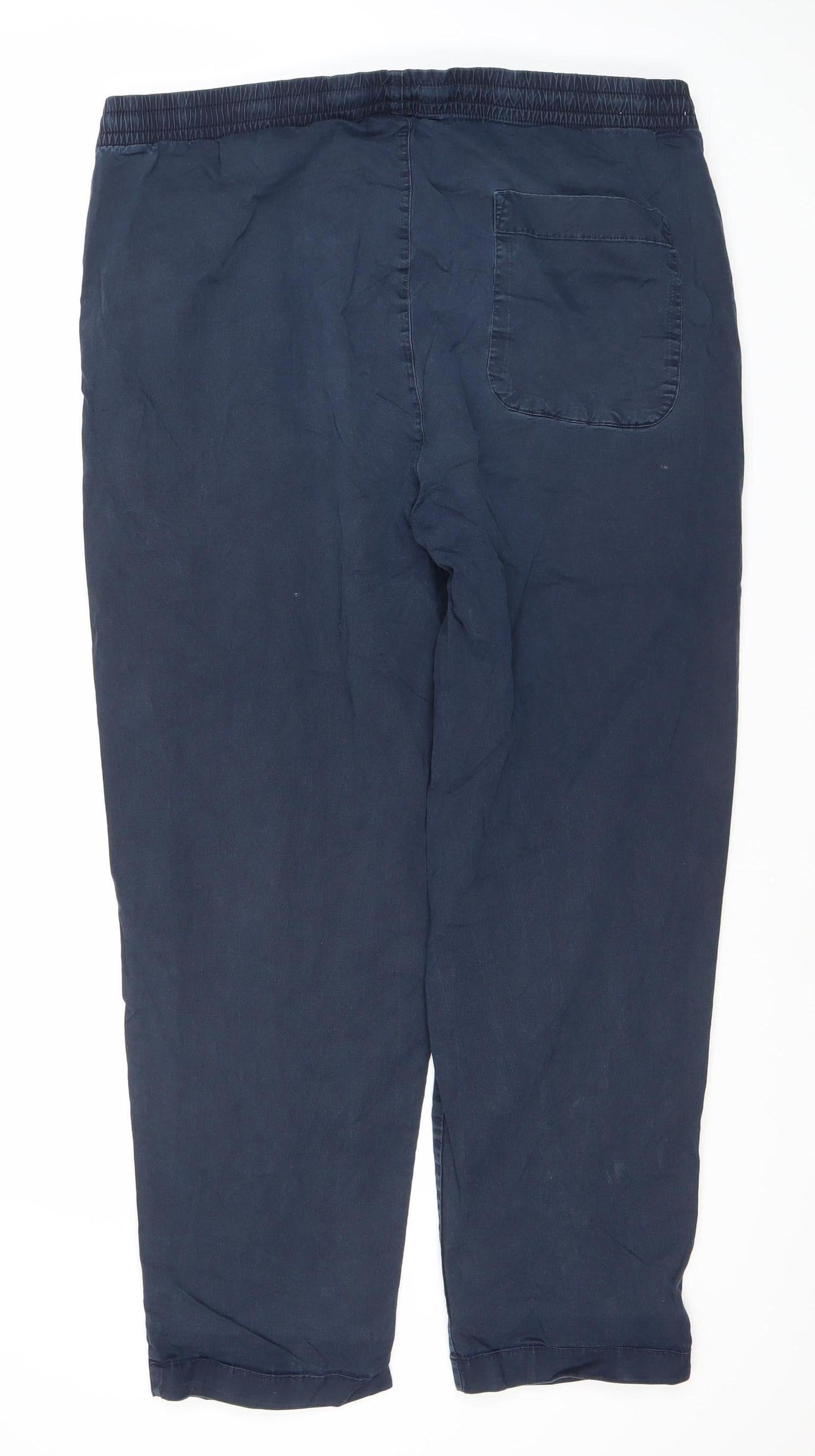 Uniqlo Men's XL Blue Jogger Trousers