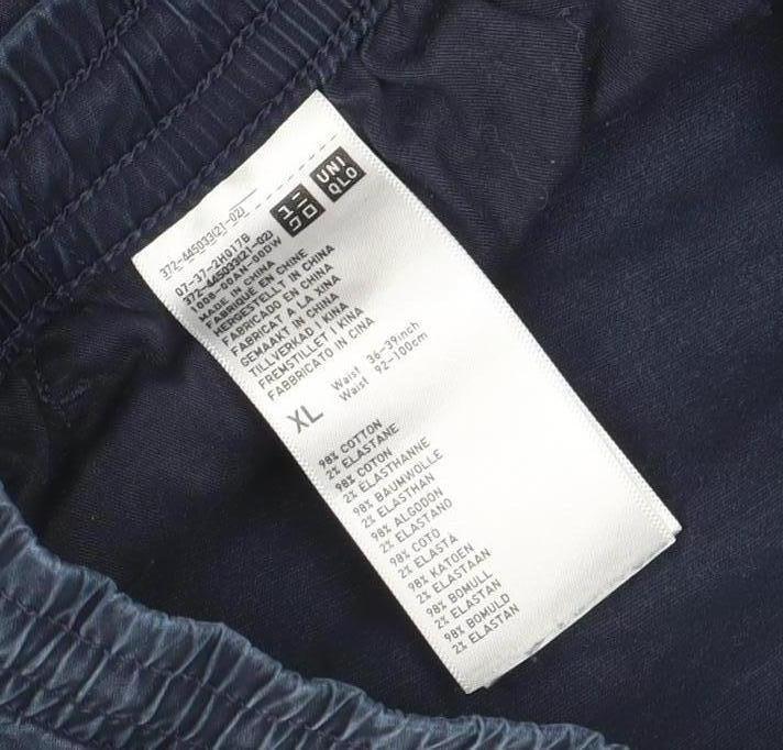 Uniqlo Men's XL Blue Jogger Trousers