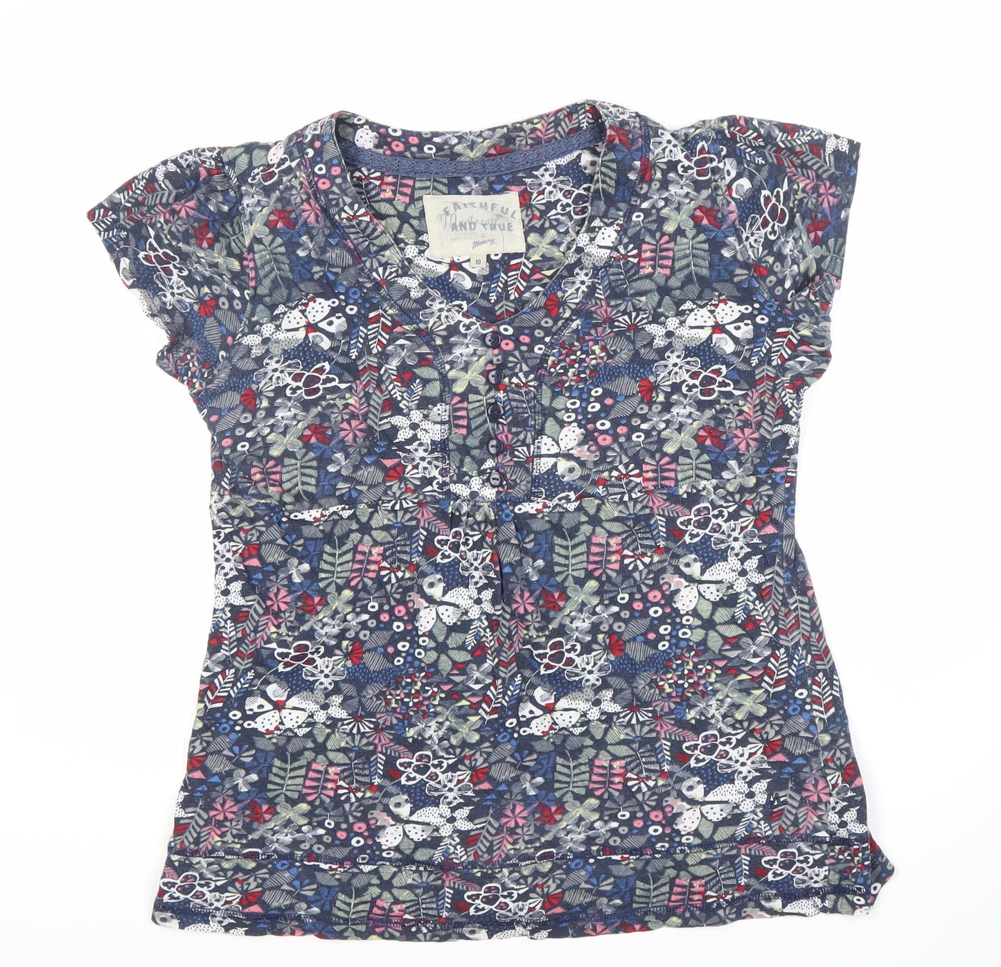 Mantaray Women's Multicoloured Floral T-Shirt