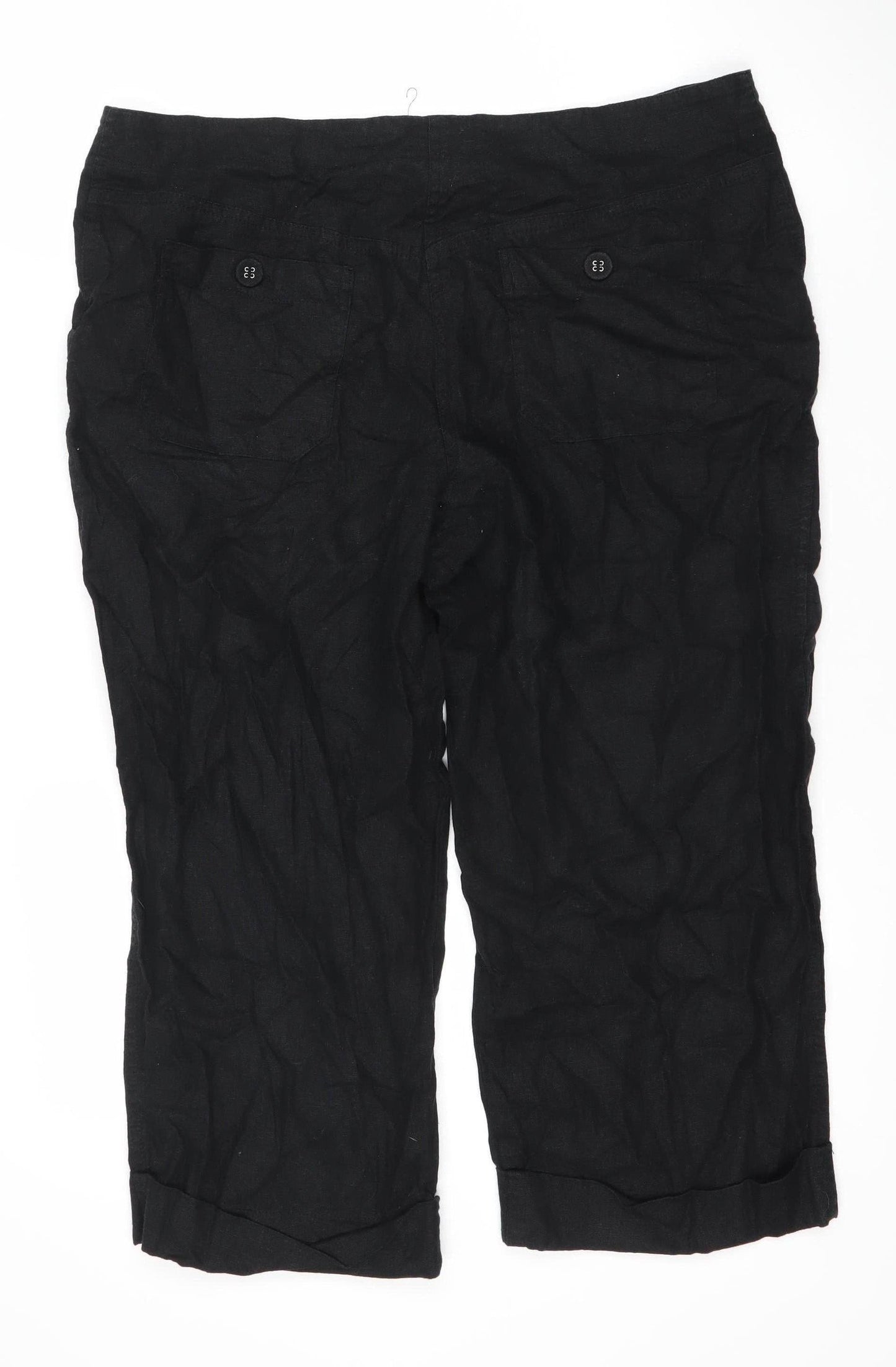 Womens UK Size 16 Epilogue   Black Trousers