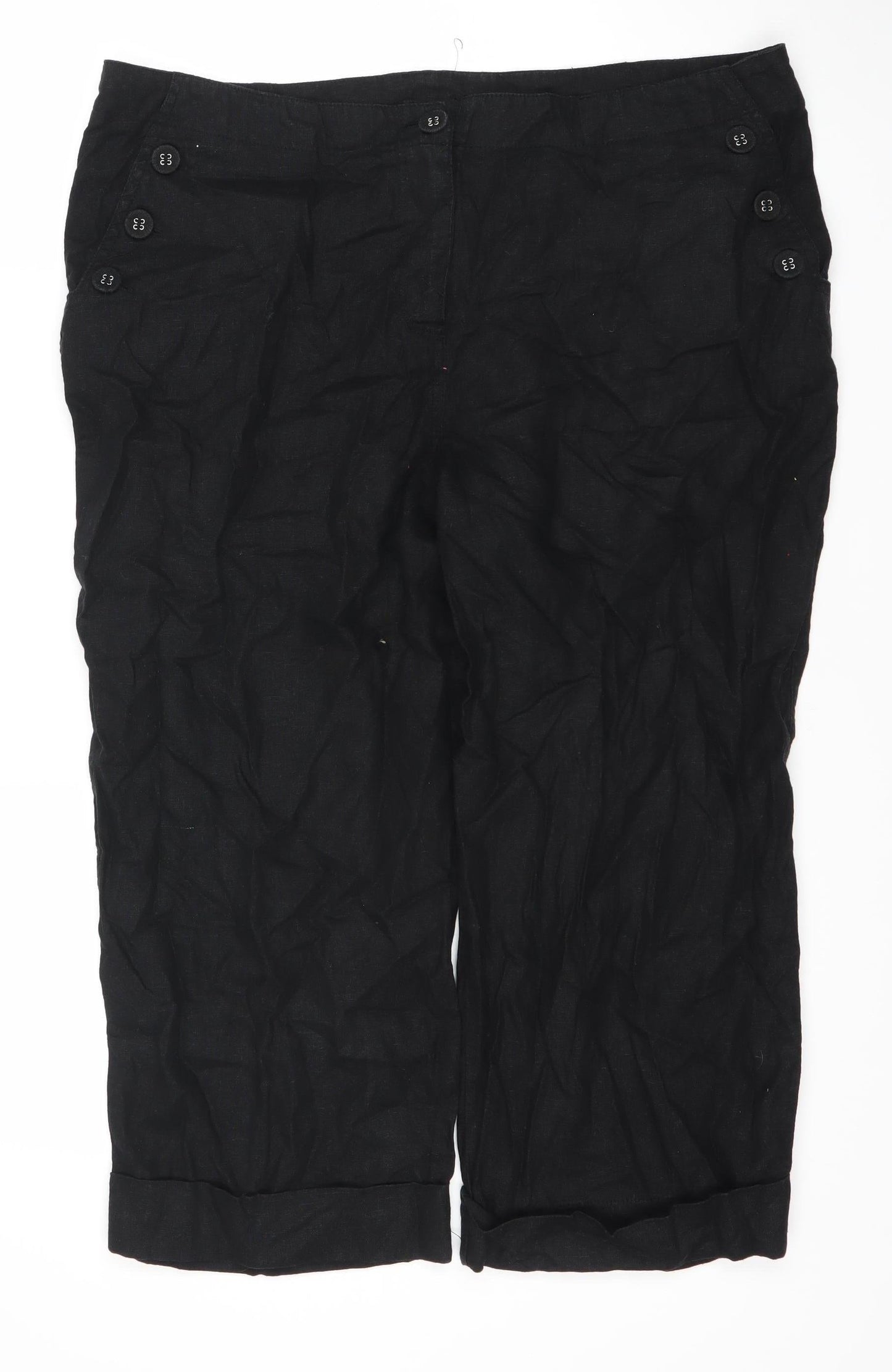 Womens UK Size 16 Epilogue   Black Trousers