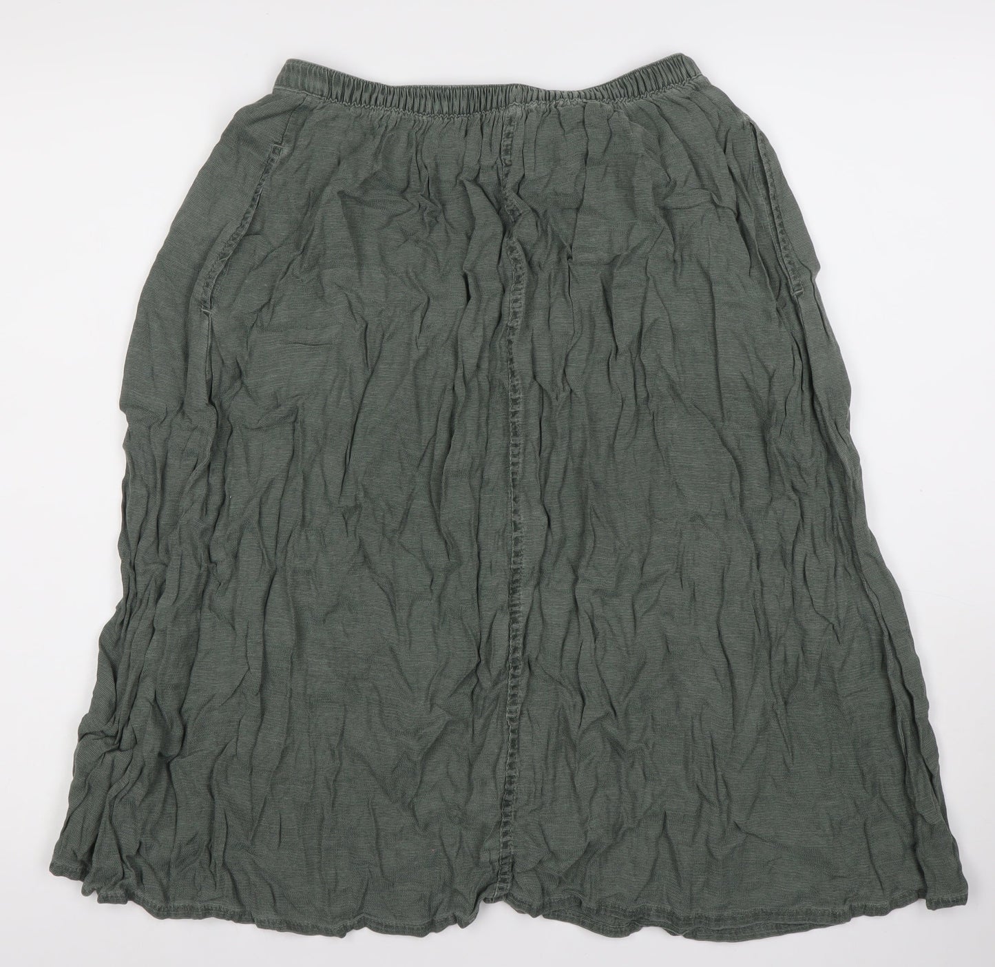 Marks and Spencer Women's Green Midi Skirt UK 14