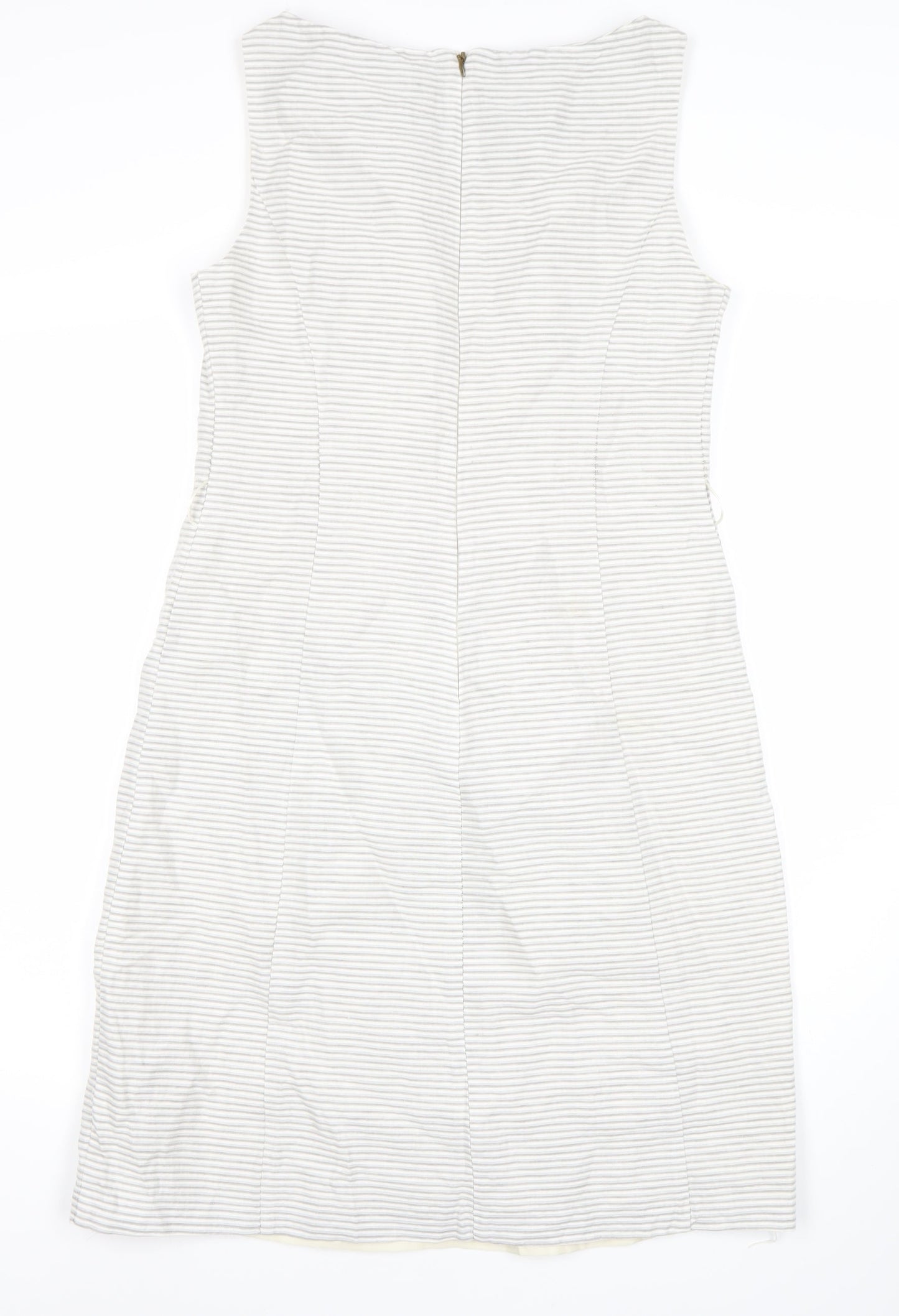 Marks and Spencer Women’s Ivory Striped Dress Size 10