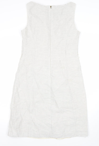 Marks and Spencer Women’s Ivory Striped Dress Size 10