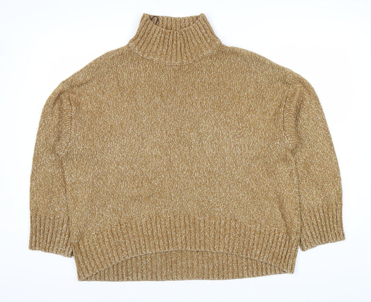 Womens UK Size S H&M Brown Pullover Jumper