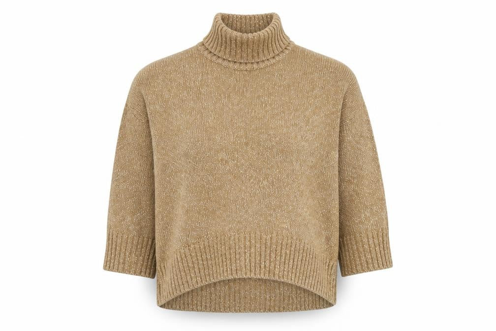 Womens UK Size S H&M Brown Pullover Jumper