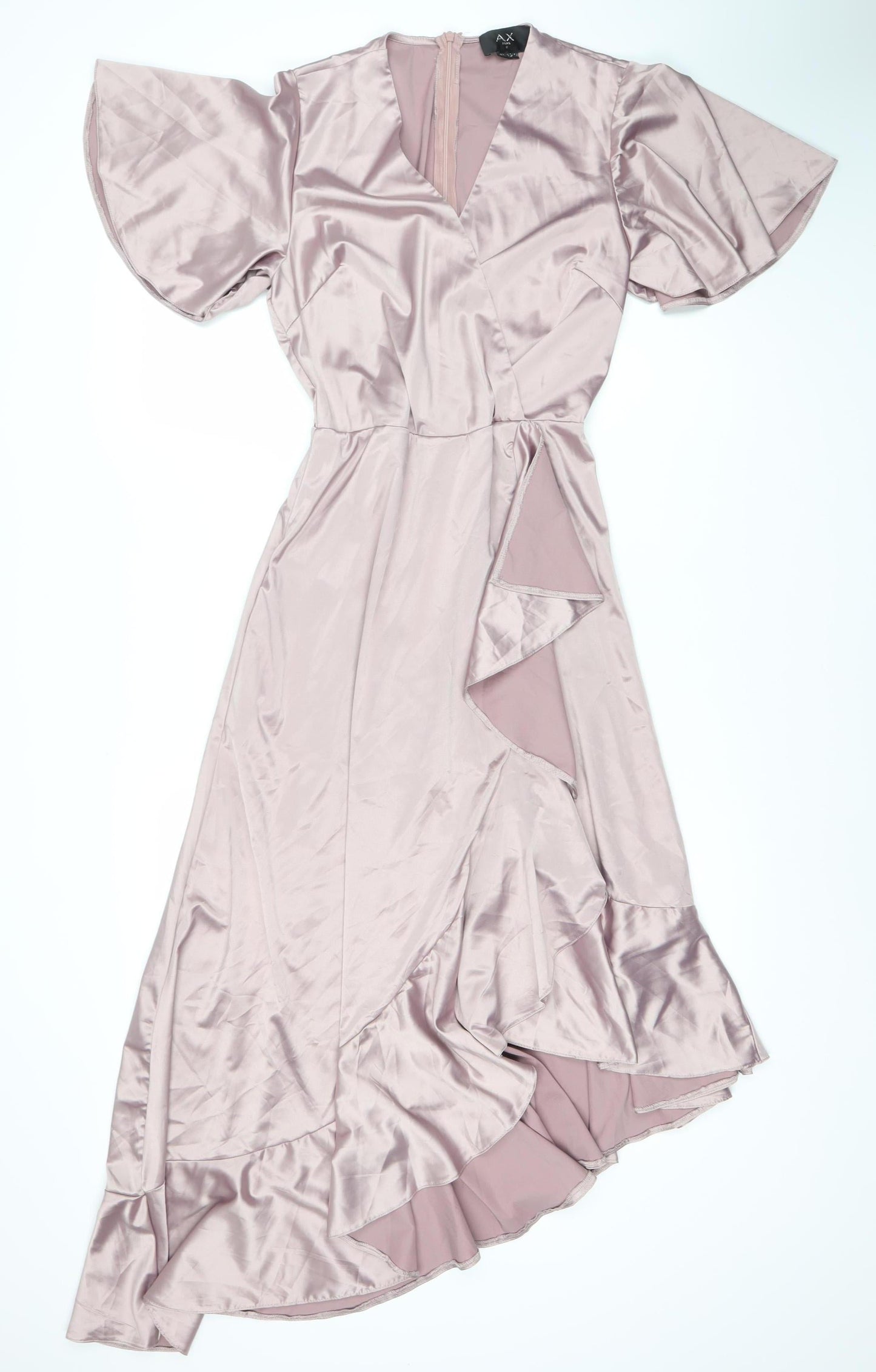 AX Paris Women Pink Lined Dress Size 8