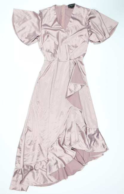 AX Paris Women Pink Lined Dress Size 8