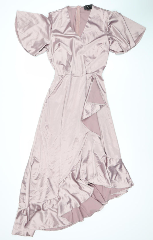 AX Paris Women Pink Lined Dress Size 8