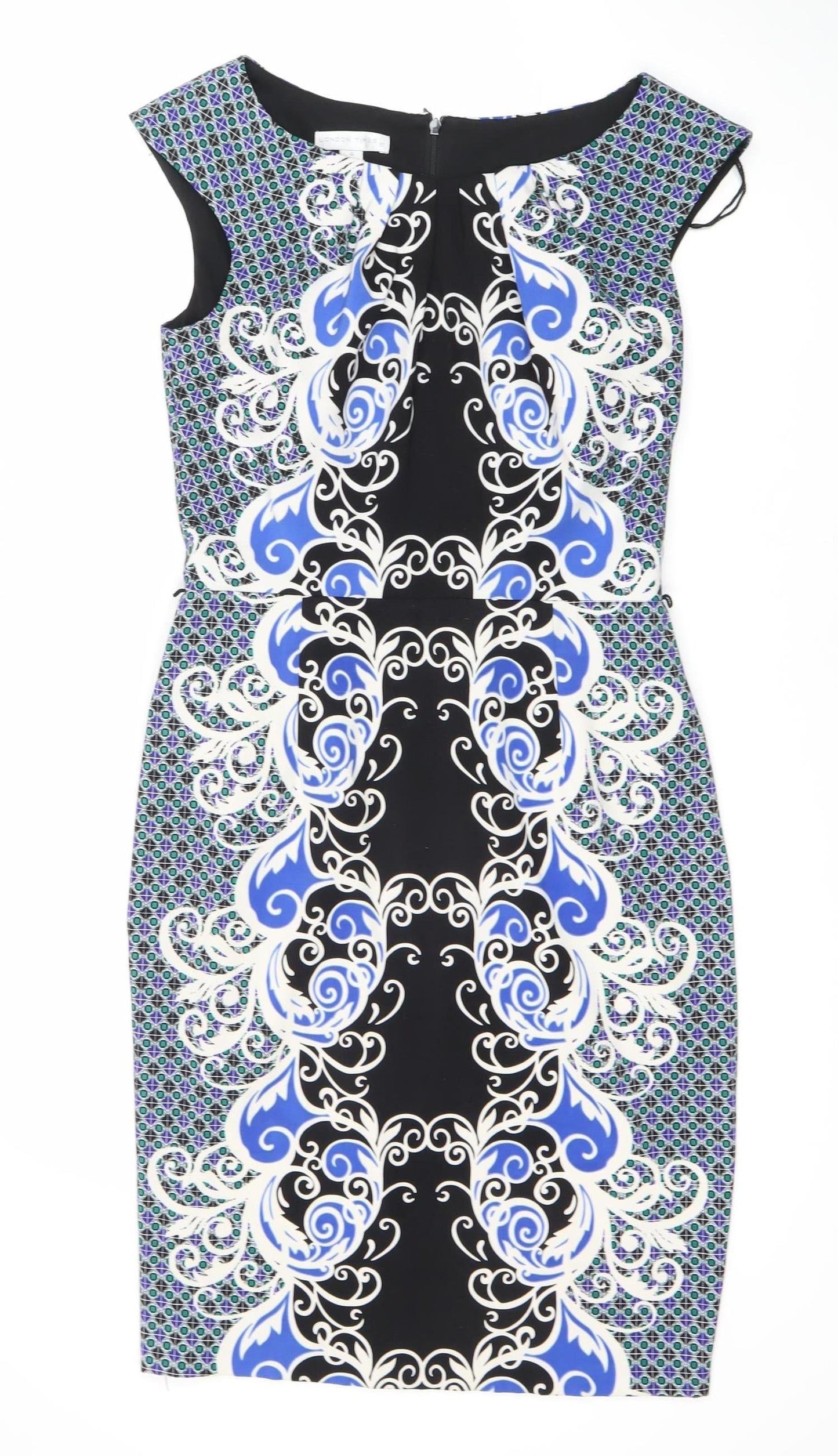 London Times Women's Multicoloured Dress Size 12