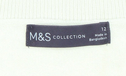 Womens UK Size 12 Marks and Spencer Multicoloured Pullover Jumper