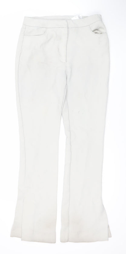Womens UK Size 14 Weekday   White Trousers