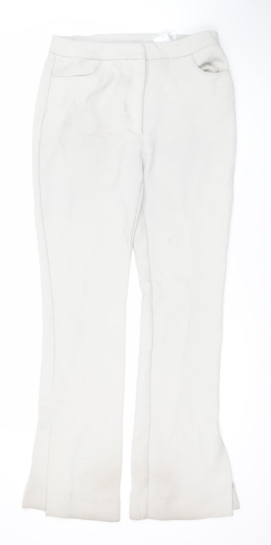 Weekday Women's White Trousers Size 14