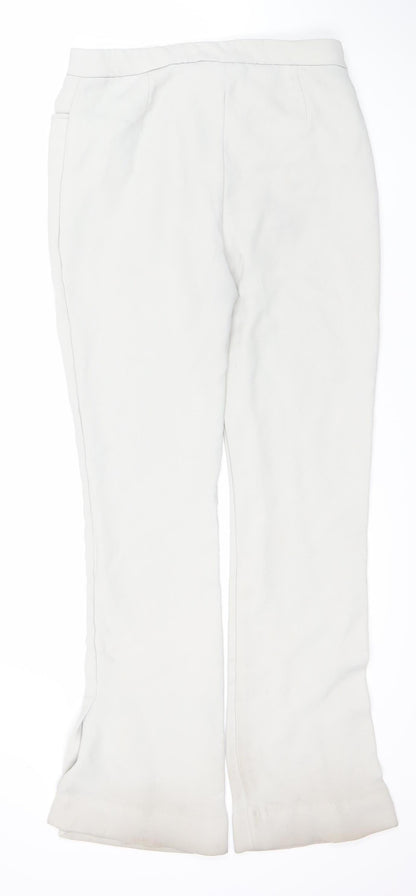 Womens UK Size 14 Weekday   White Trousers