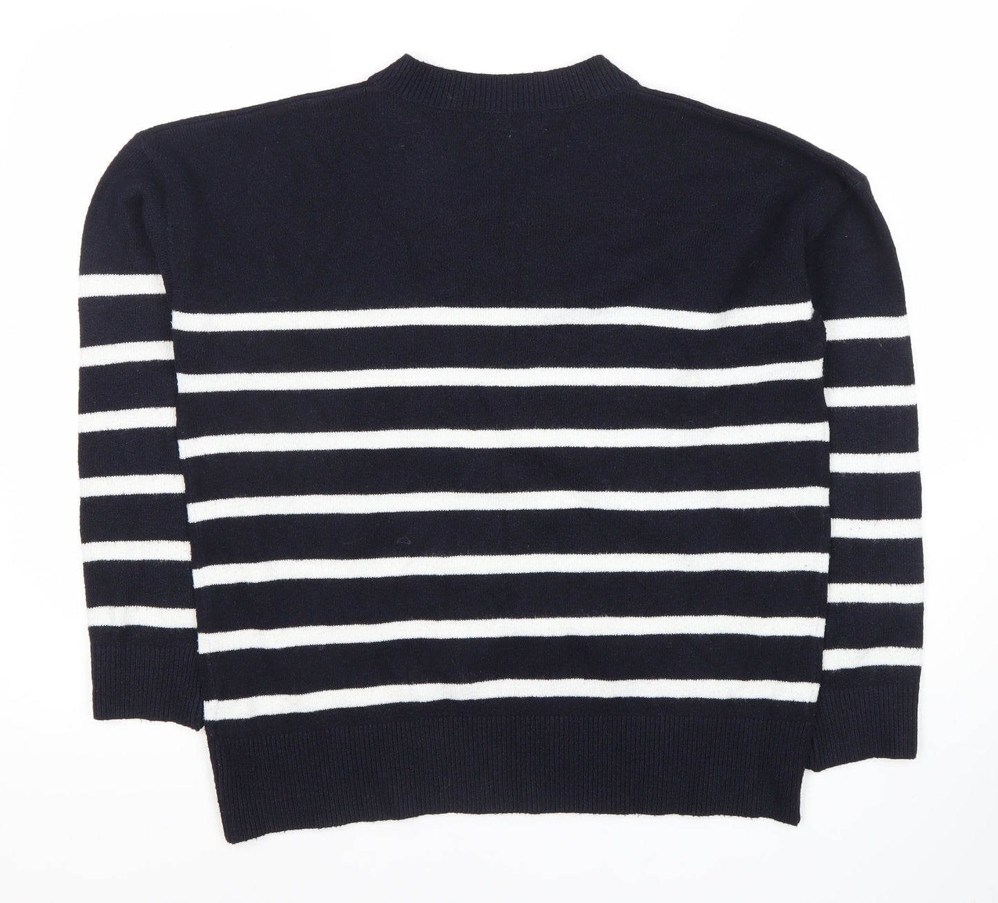 Womens UK Size M Marks and Spencer Blue Pullover Jumper